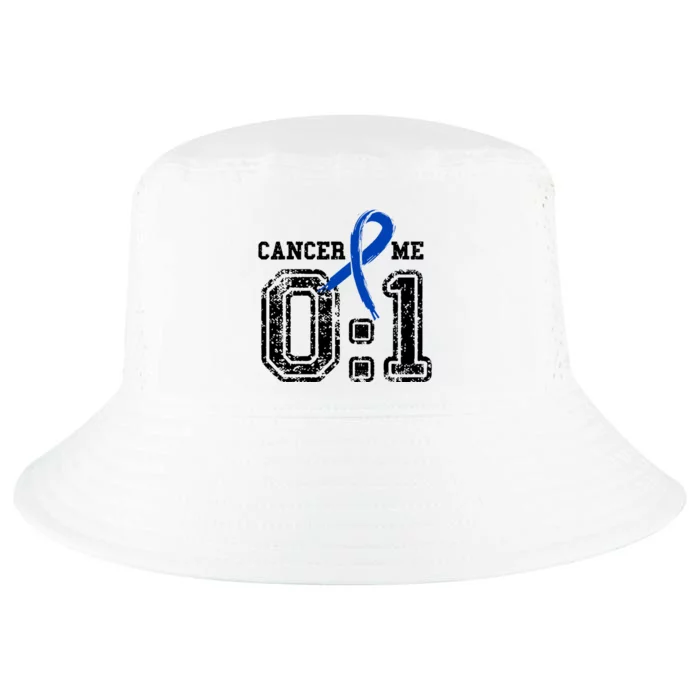 Blue Ribbon Cancer 0:1 Awareness Survivor Cool Comfort Performance Bucket Hat