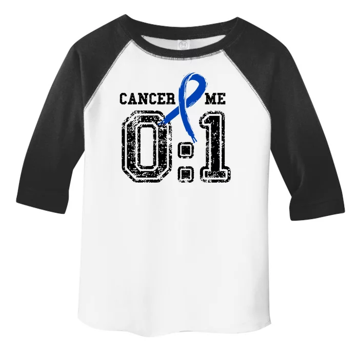 Blue Ribbon Cancer 0:1 Awareness Survivor Toddler Fine Jersey T-Shirt