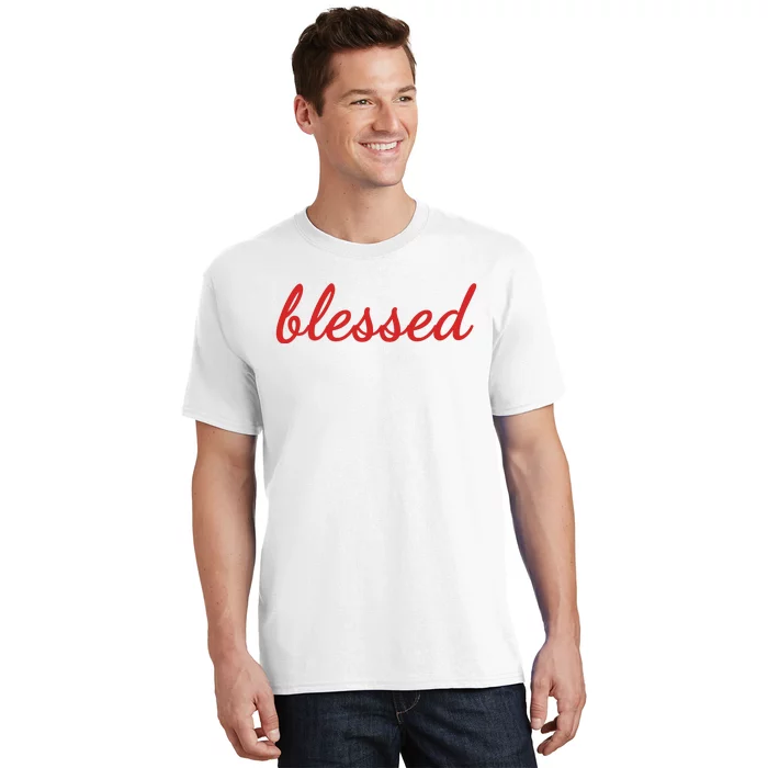 Blessed Red Christian T-Shirt