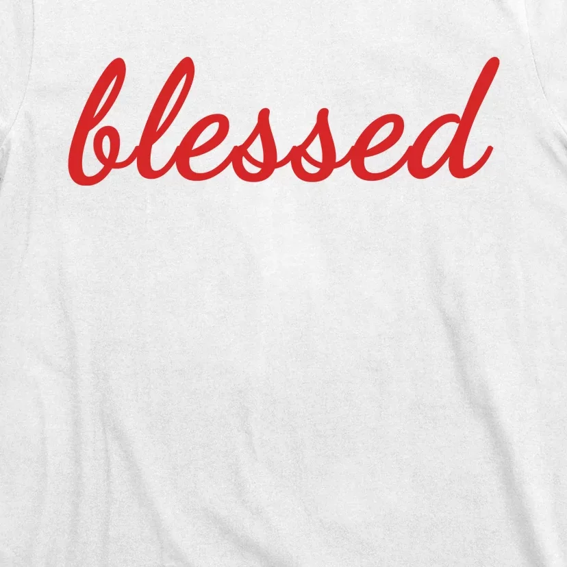 Blessed Red Christian T-Shirt