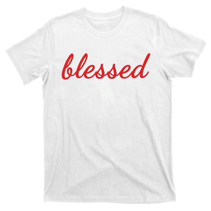 Blessed Red Christian T-Shirt