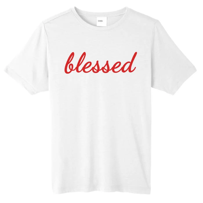 Blessed Red Christian ChromaSoft Performance T-Shirt