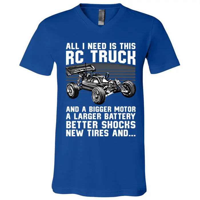 Best Rc Car Design Rc Car Racing Lovers Gift V-Neck T-Shirt