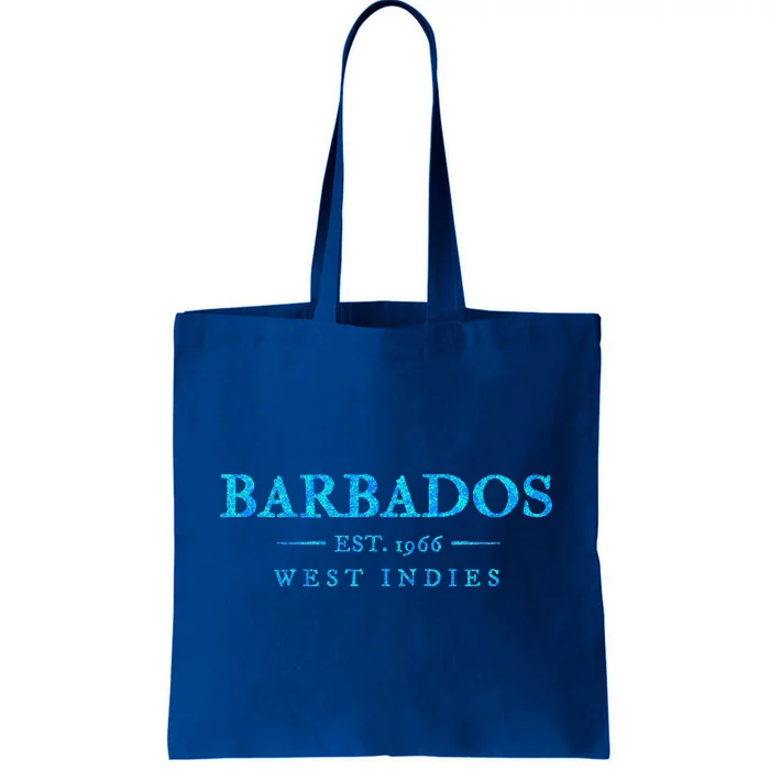 Barbados Retro Colorful Text Cruise Souvenir Tote Bag