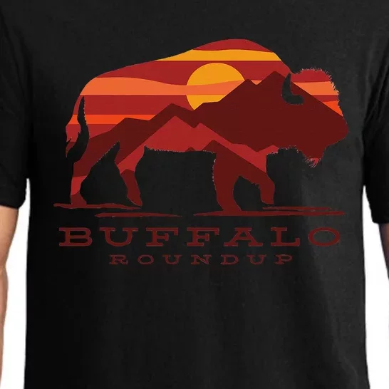 Buffalo Roundup Custer State Park South Dakota Sunset Pajama Set