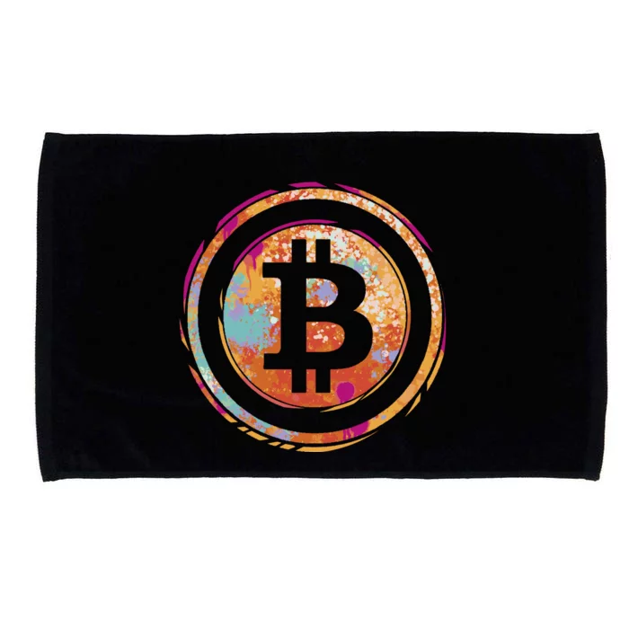 Bitcoin Retro Crypto Microfiber Hand Towel