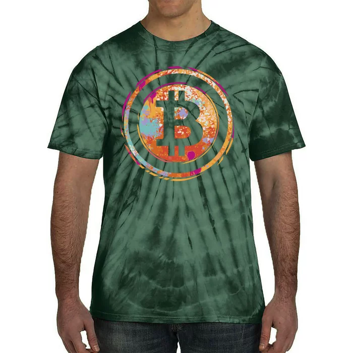 Bitcoin Retro Crypto Tie-Dye T-Shirt