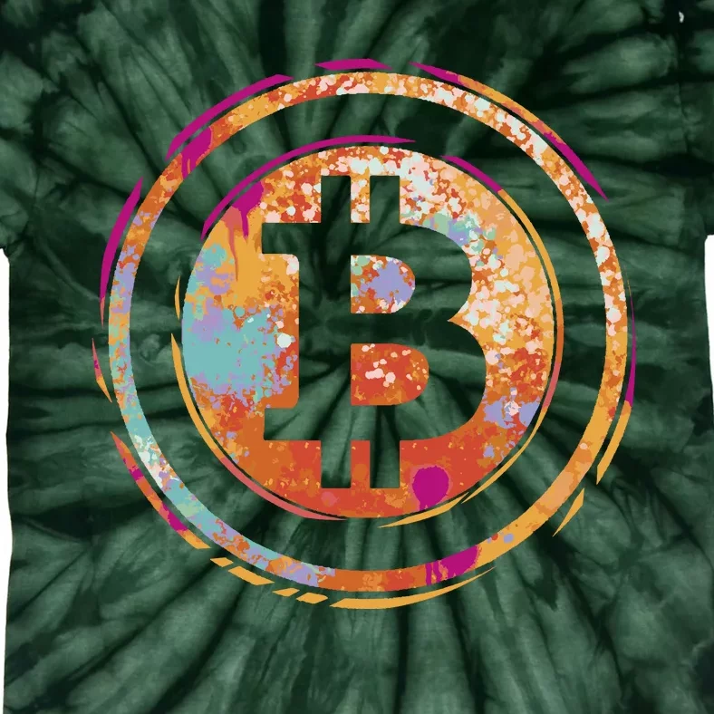 Bitcoin Retro Crypto Tie-Dye T-Shirt