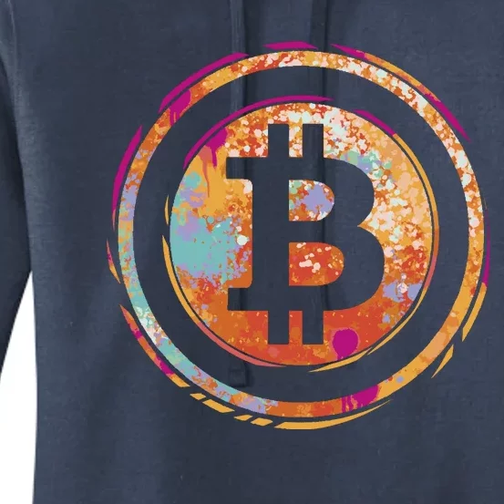 Bitcoin Retro Crypto Women's Pullover Hoodie