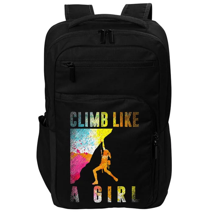 Bouldering Rock Climber Rock Climbing Impact Tech Backpack