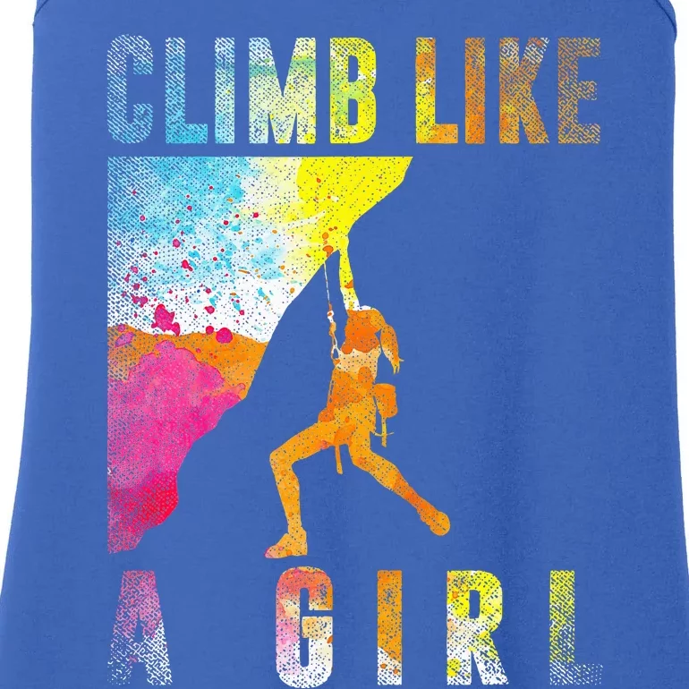 Bouldering Rock Climber Rock Climbing Ladies Essential Tank