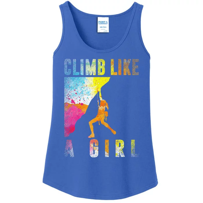 Bouldering Rock Climber Rock Climbing Ladies Essential Tank