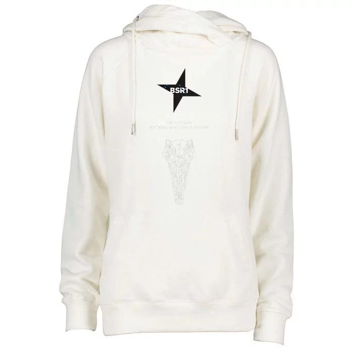 Blackstar Research Consortium Privateer Womens Funnel Neck Pullover Hood