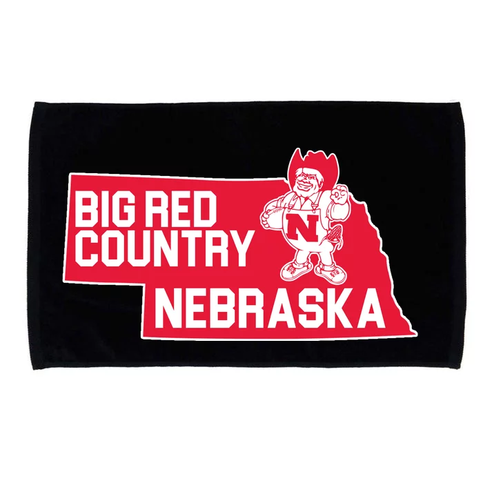 Big Red Country Nebraska Microfiber Hand Towel