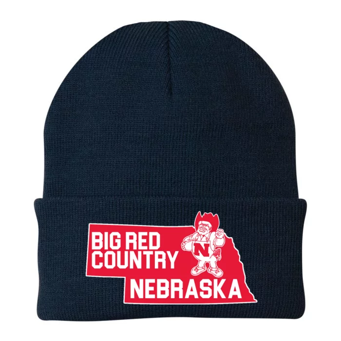 Big Red Country Nebraska Knit Cap Winter Beanie