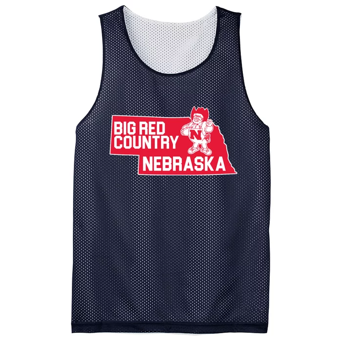 Big Red Country Nebraska Mesh Reversible Basketball Jersey Tank