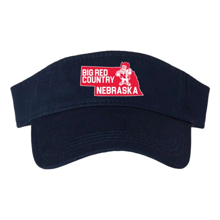 Big Red Country Nebraska Valucap Bio-Washed Visor