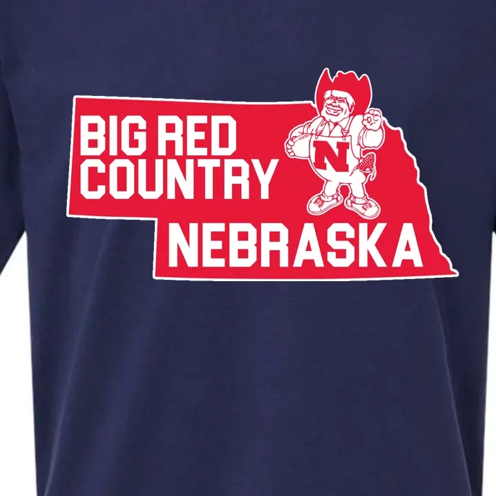 Big Red Country Nebraska Sueded Cloud Jersey T-Shirt