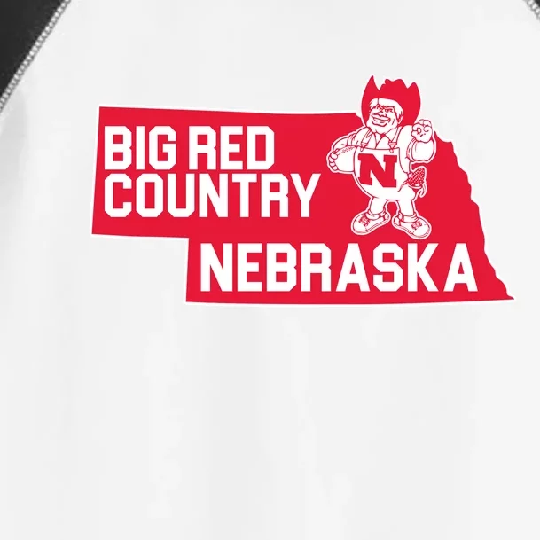 Big Red Country Nebraska Toddler Fine Jersey T-Shirt