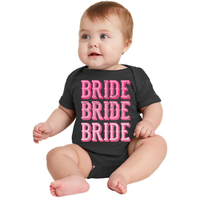 Bride Rodeo Cowgirl Bachelorette Party Wedding Baby Bodysuit