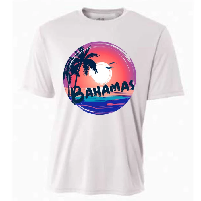 Bahamas Retro Circle Cooling Performance Crew T-Shirt