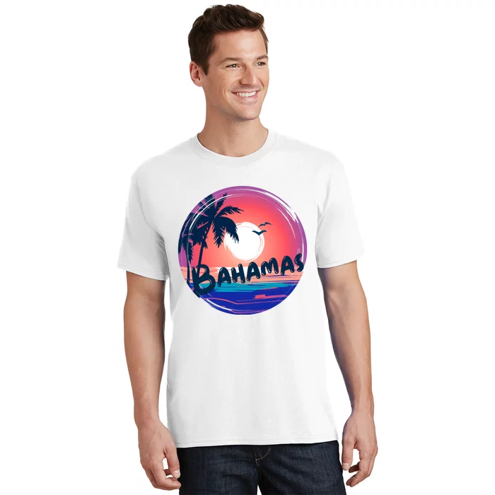 Bahamas Retro Circle T-Shirt