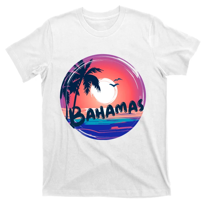 Bahamas Retro Circle T-Shirt