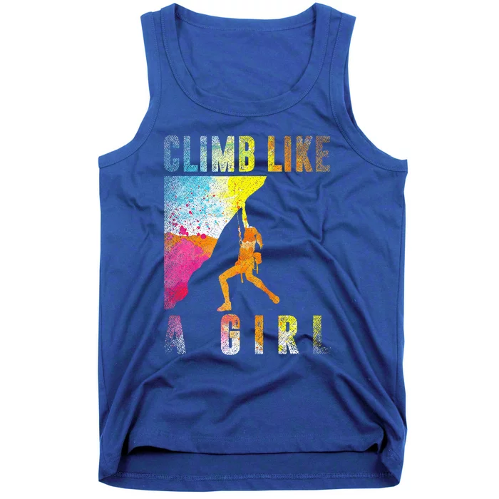 Bouldering Rock Climber Rock Climbing Tank Top