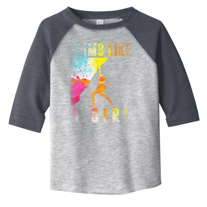 Bouldering Rock Climber Rock Climbing Toddler Fine Jersey T-Shirt