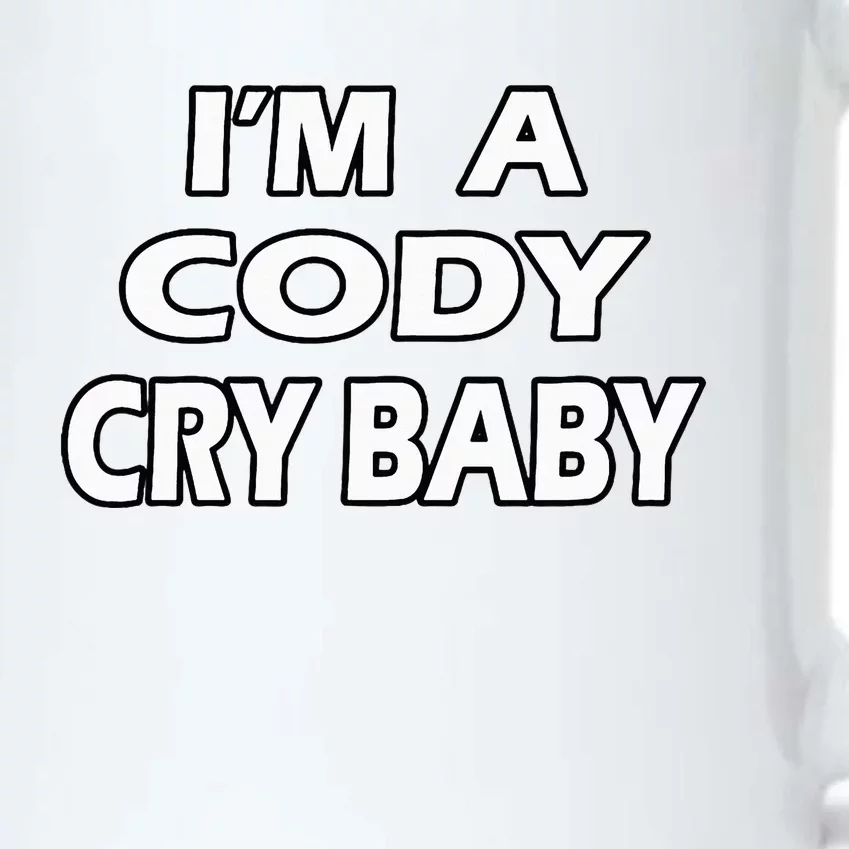 Baby Rhodes Cry Baby Wrestling Black Color Changing Mug