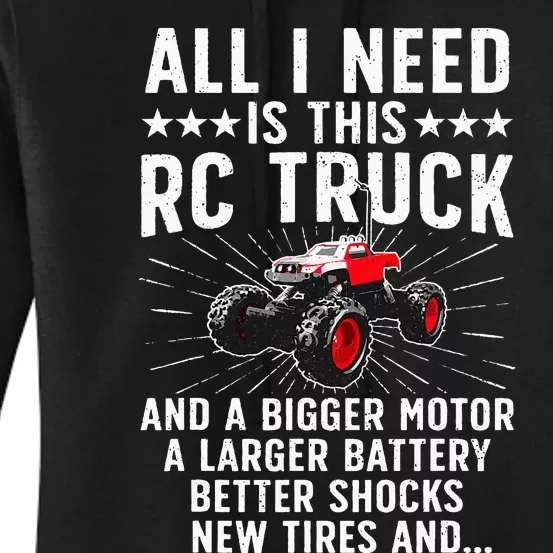 Best Rc Car Design For Rc Car Racing Lovers Women's Pullover Hoodie