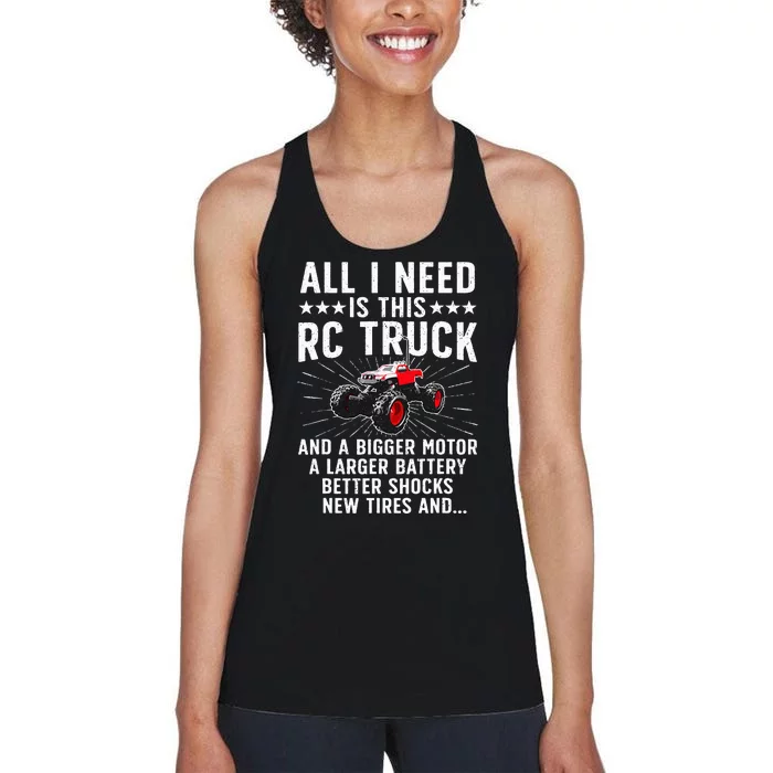 Best Rc Car Design For Rc Car Racing Lovers Women's Racerback Tank