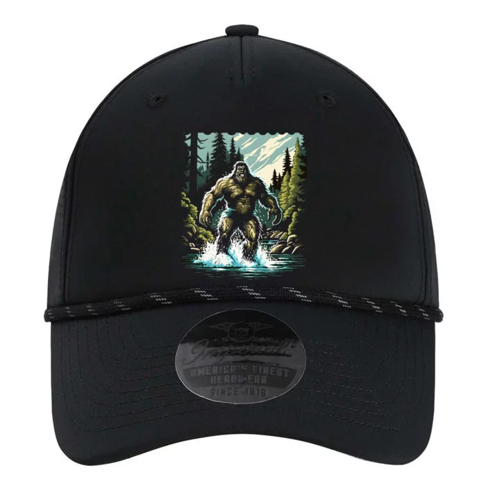 Bigfoot River Crossing in National Forest Sasquatch Cryptid Performance The Dyno Cap