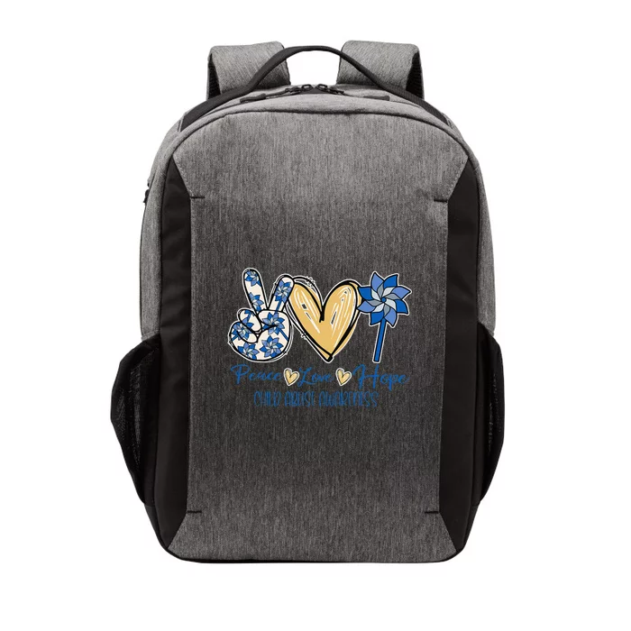 Blue rainbow child abuse prevention awareness month 247365 Vector Backpack