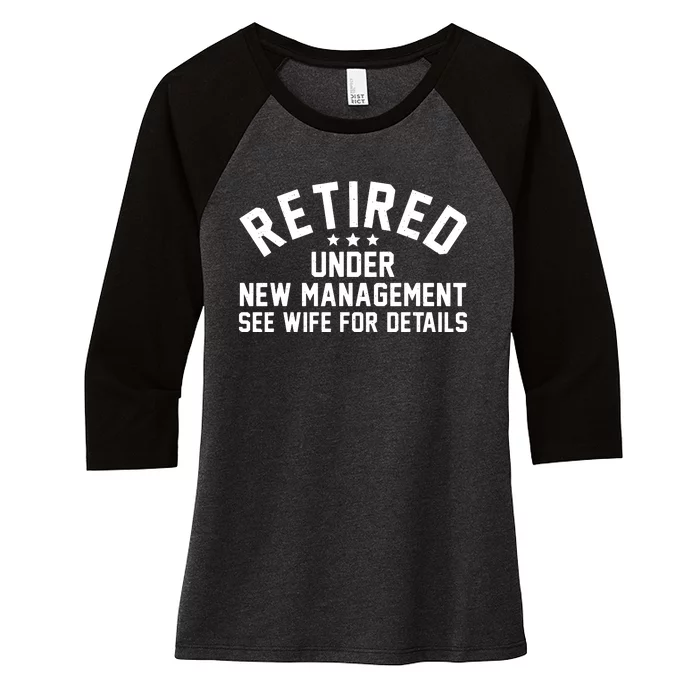 Best Retired Design For Retiree Retired Retirement Women's Tri-Blend 3/4-Sleeve Raglan Shirt