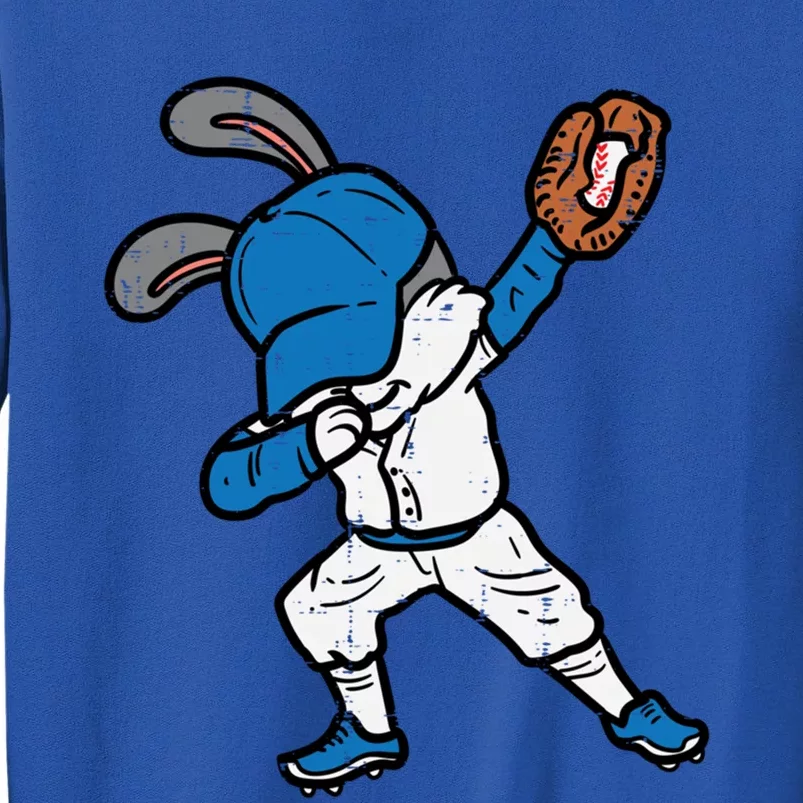 Bunny Rabbit Dab Baseball Easter Sport Pitcher Gift Tall Sweatshirt