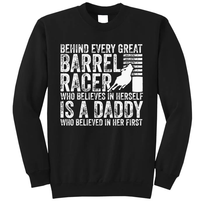 Barrel Racer Daddy Dad Father Barrel Racing Sweatshirt