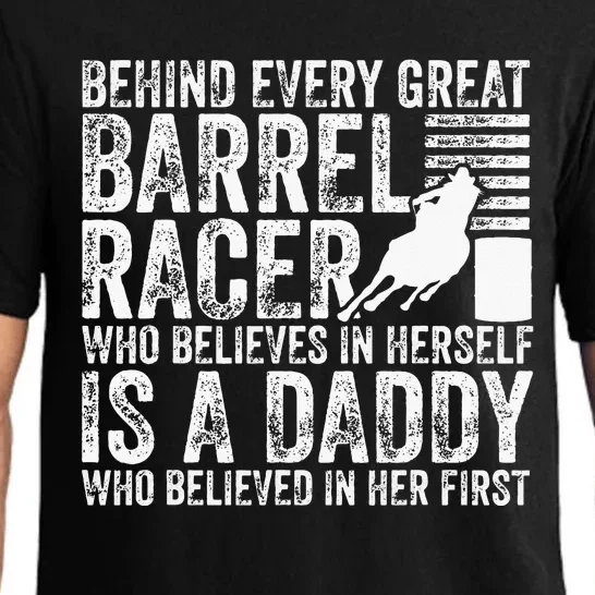 Barrel Racer Daddy Dad Father Barrel Racing Pajama Set