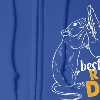 Best Rat Dad Ever Great Gift Full Zip Hoodie