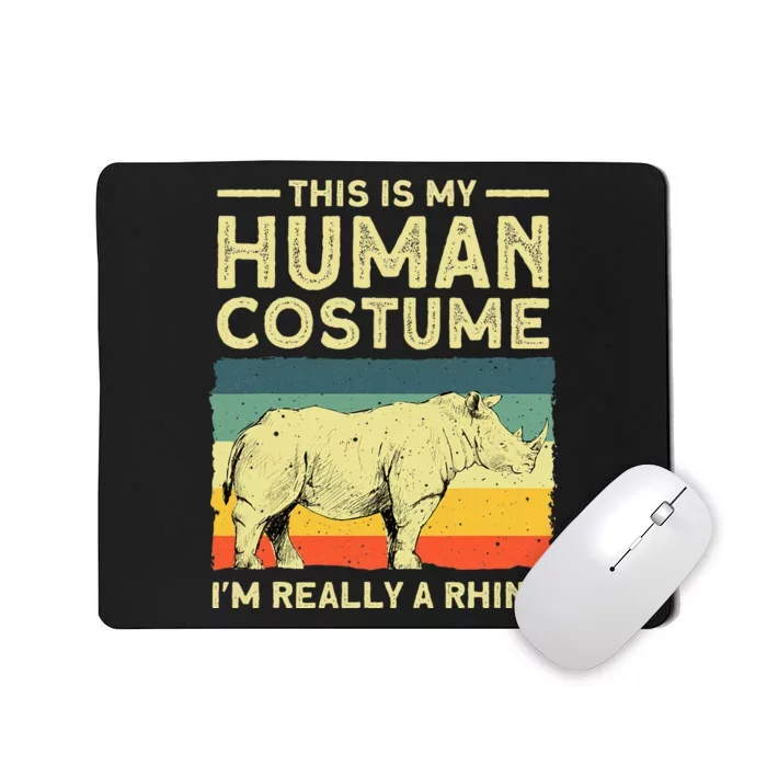 Best Rhino Design Rhino Rhinoceros Lovers Mousepad