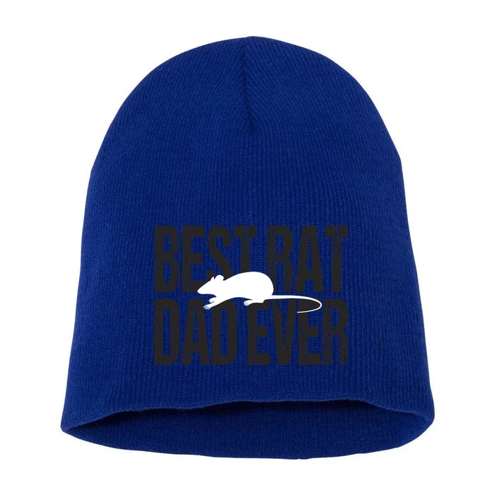 Best Rat Dad Ever Great Gift Short Acrylic Beanie