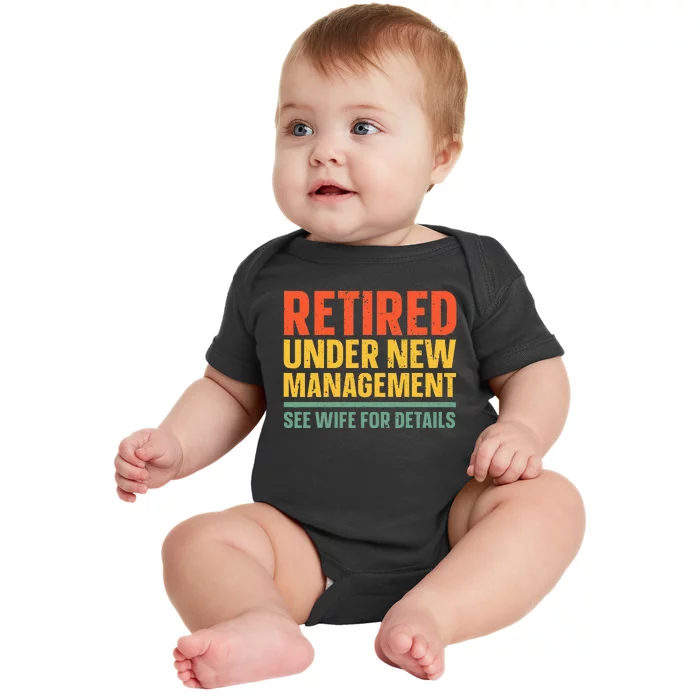 Best Retired Design For Retiree Retired Retirement Baby Bodysuit