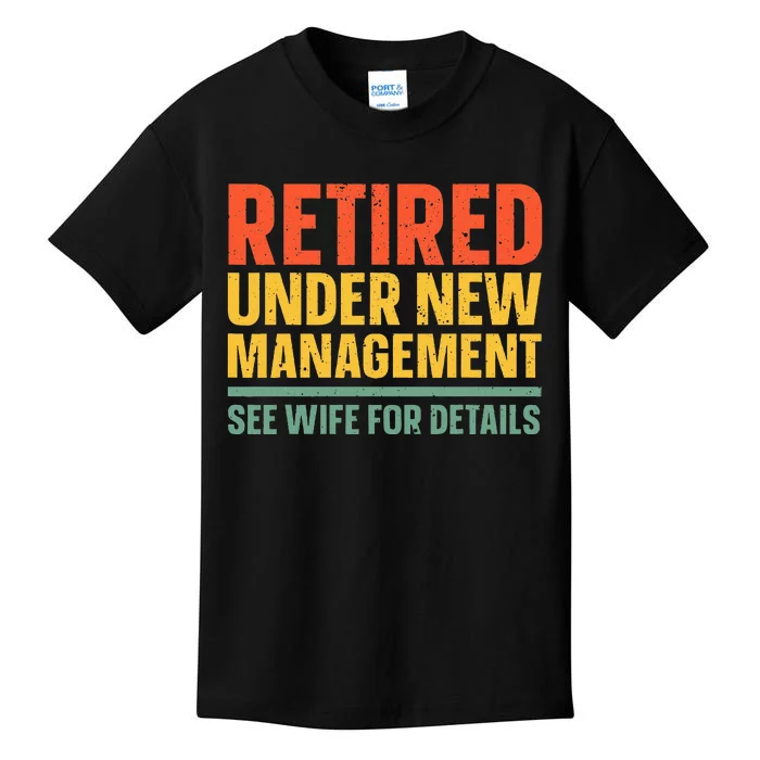 Best Retired Design For Retiree Retired Retirement Kids T-Shirt