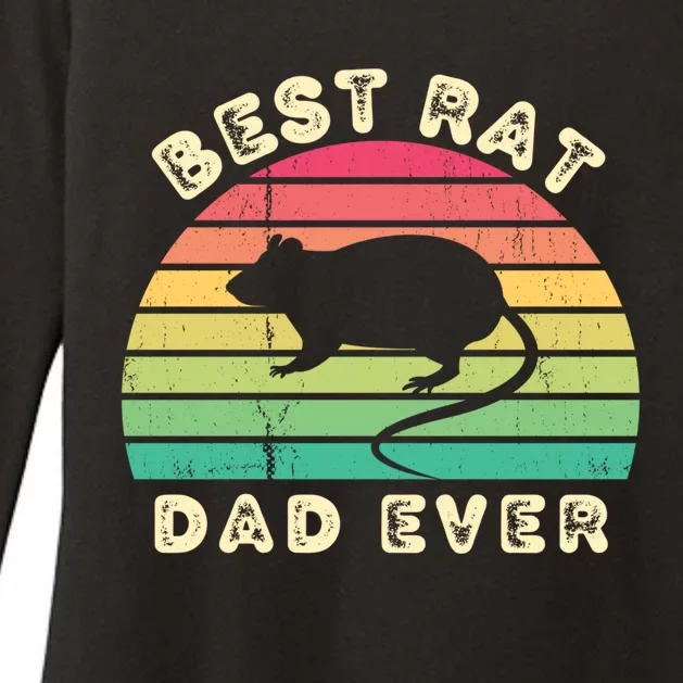 Best Rat Dad Ever Fathers Day Funny Gift Womens CVC Long Sleeve Shirt