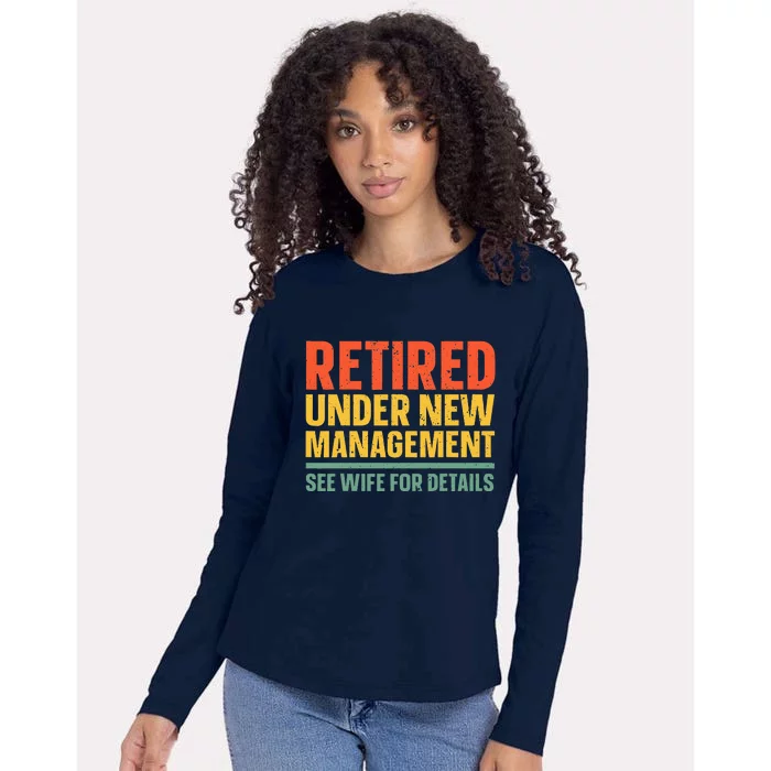 Best Retired Design For Retiree Retired Retirement Womens Cotton Relaxed Long Sleeve T-Shirt