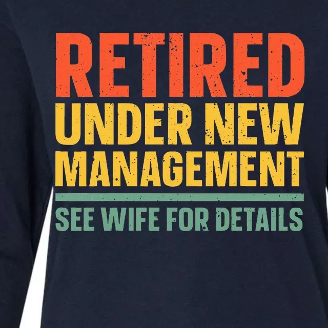 Best Retired Design For Retiree Retired Retirement Womens Cotton Relaxed Long Sleeve T-Shirt