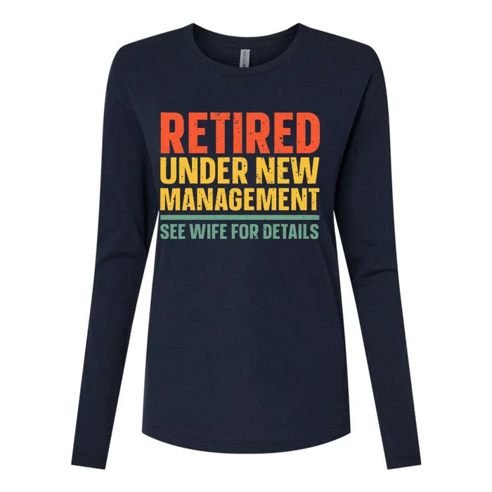 Best Retired Design For Retiree Retired Retirement Womens Cotton Relaxed Long Sleeve T-Shirt