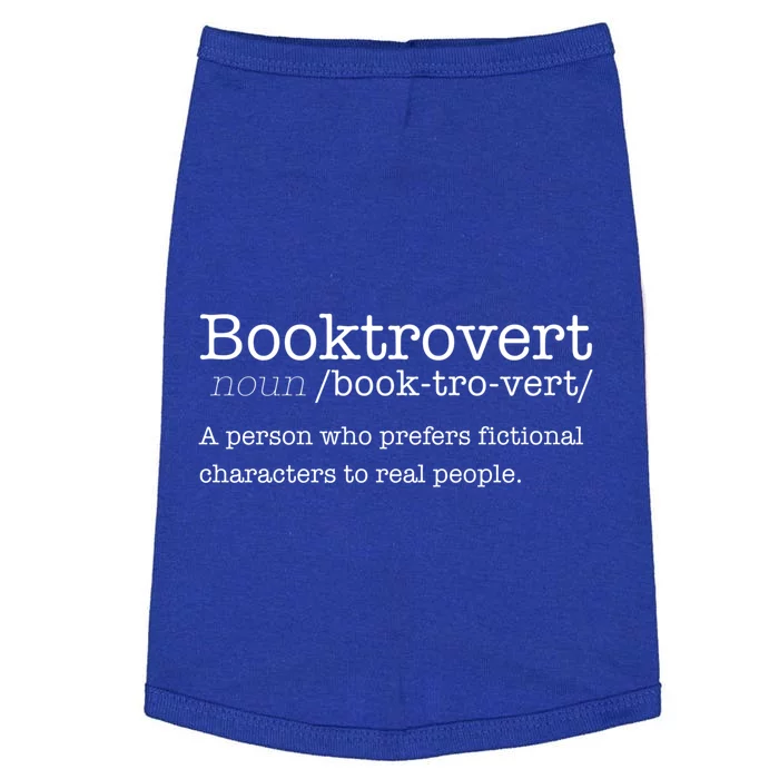 Booktrovert Reading Dictionary Funny Book Introvert Meme Funny Gift Doggie Tank