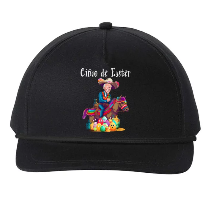 Biden Ride Donkey, Sombrero, Easter Egg Hunt Snapback Five-Panel Rope Hat