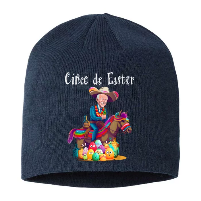 Biden Ride Donkey, Sombrero, Easter Egg Hunt 8 1/2in Sustainable Knit Beanie